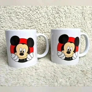 FREE WITH BUNDLE 2 MICKEY MOUSE DISNEY Mugs Vintage